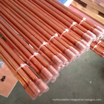 Factory directly hot sales Copper clad steel rod, copper coated steel rod,Copper bonded rods Ground rods